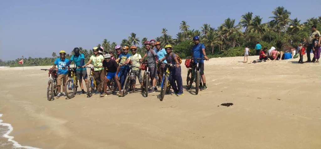 Goa cycling with&nbsp;YHAI