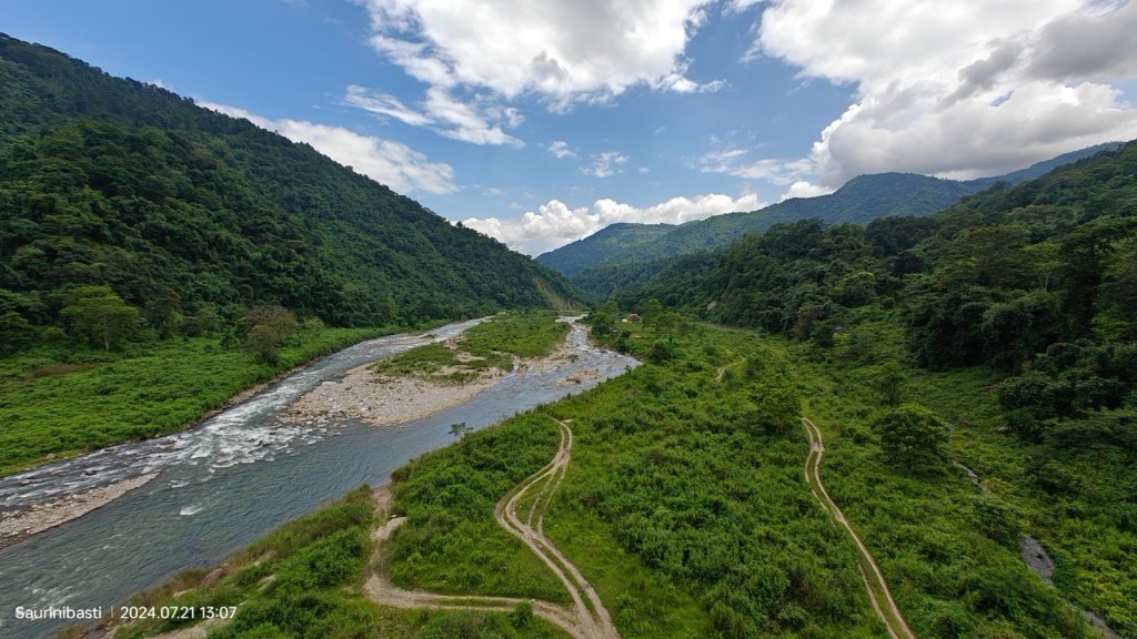 View from the iconic bridge Bunkulung